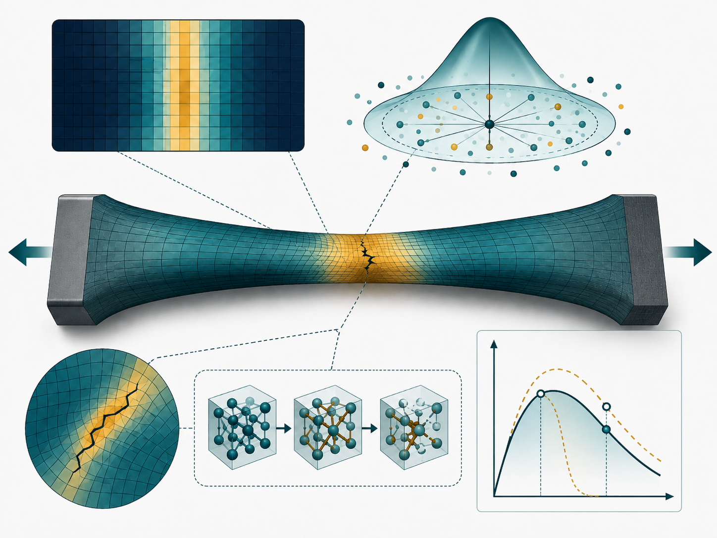 Representative illustration for Track A — Nonlocal Theories and Constitutive Modelling