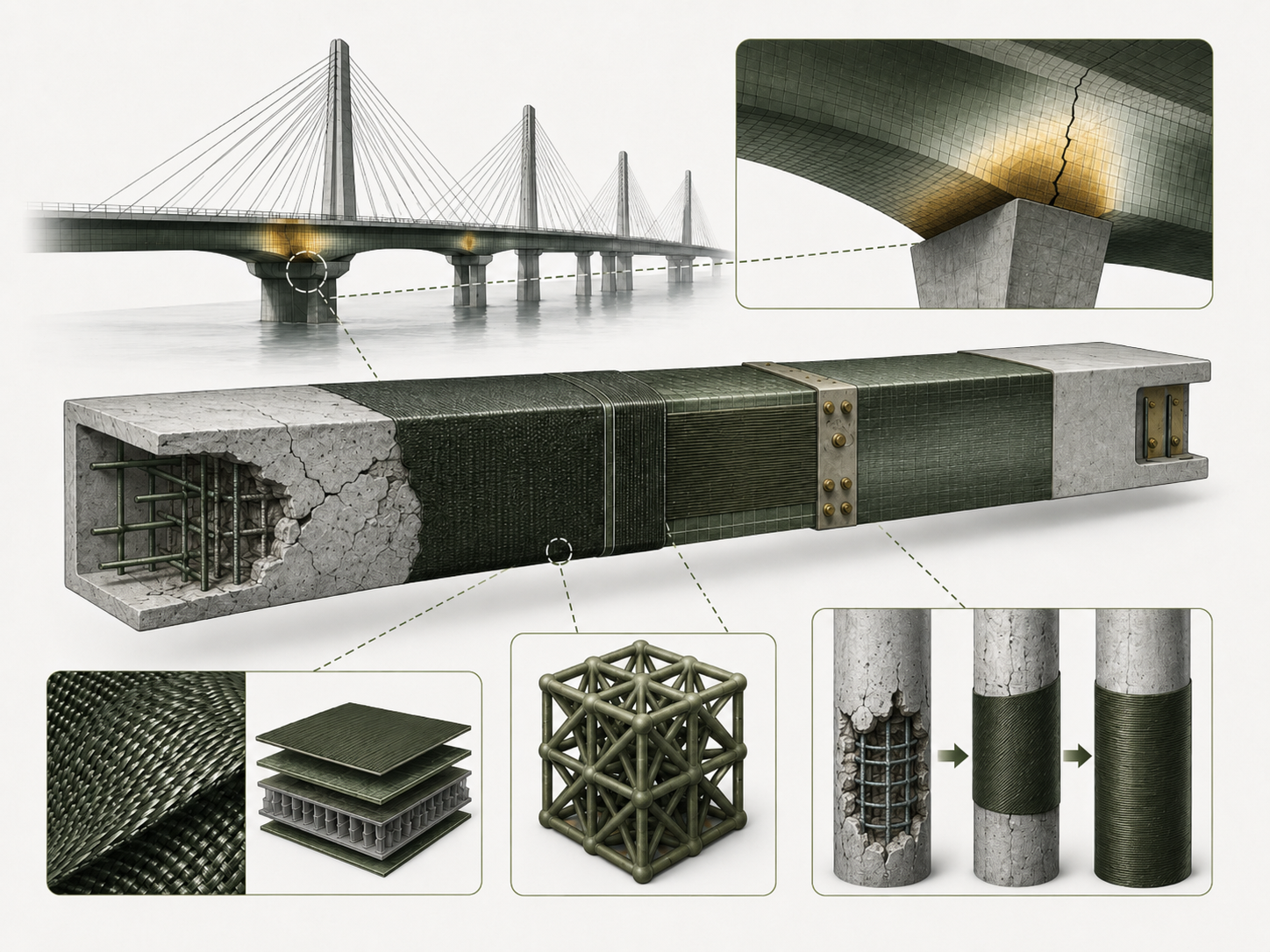 Representative illustration for Track E — Materials, Structures and Engineering Applications
