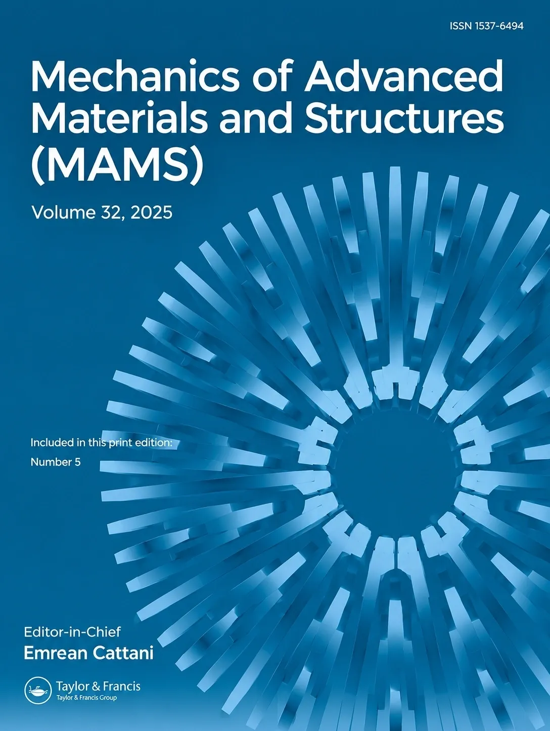 Mechanics of Advanced Materials and Structures (MAMS) journal cover