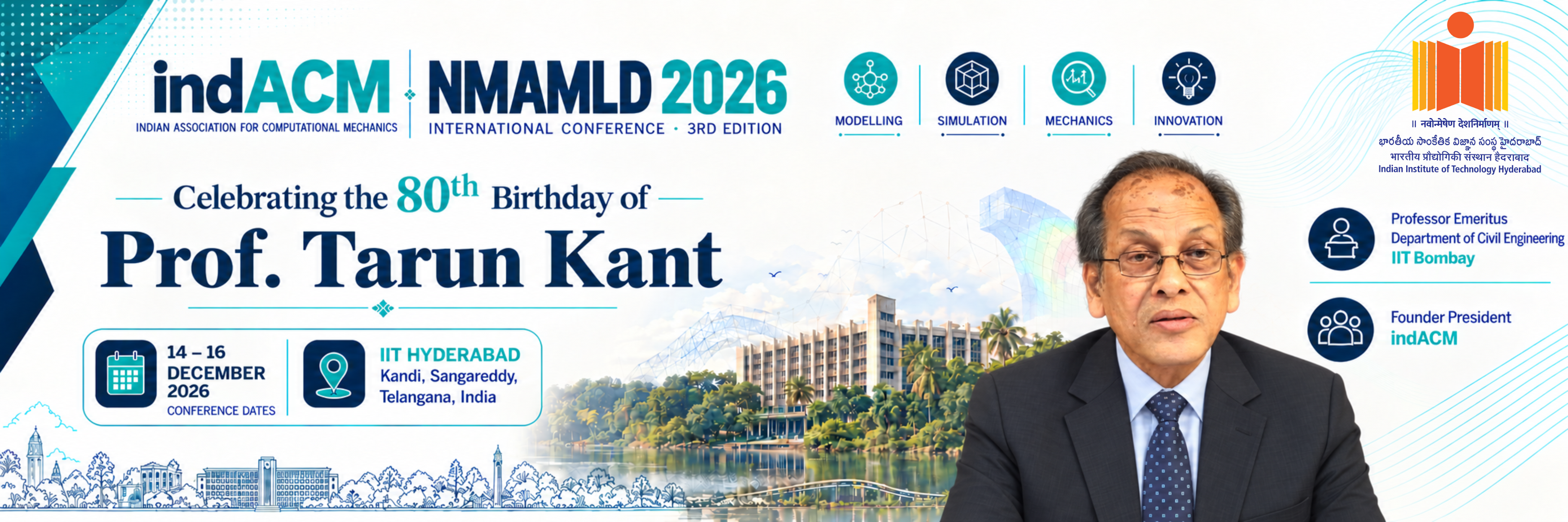 NMAMLD 2026 — Celebrating the 80th Birthday of Prof. Tarun Kant